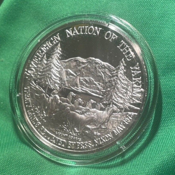 Nation Of The Yakima Silver Round 24.1 Grams of .999 Silver116365282798 - Picture 6 of 6
